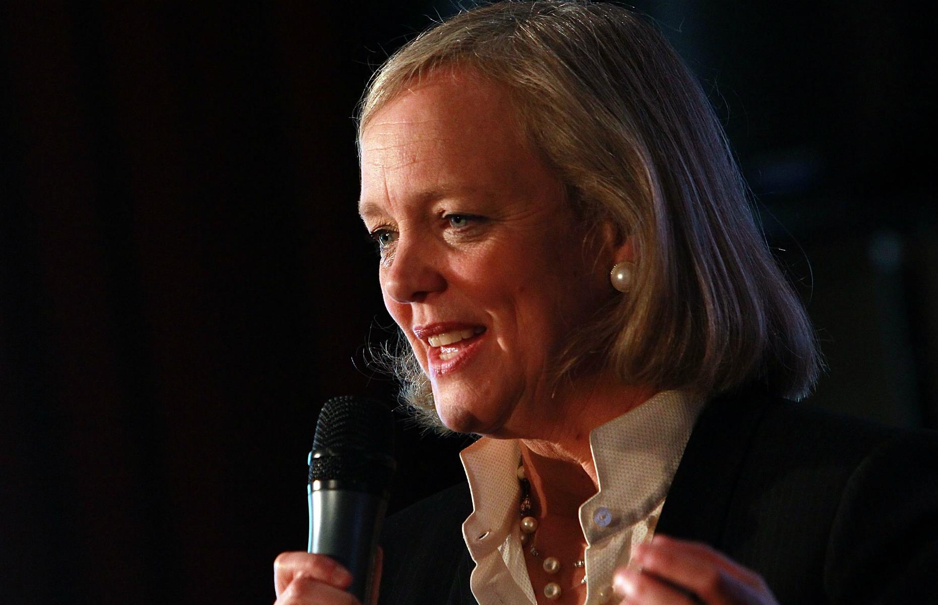 Meg Whitman and Dr Griffith R. Harsh IV